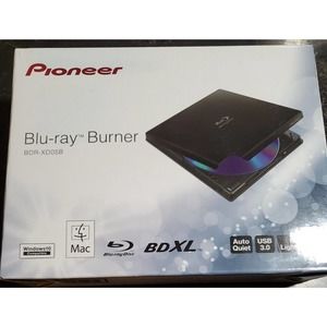 NEW Pioneer BDR-XD05B WINDOWS 10 MAC 6x Slim Portable USB 3.0 Blu-Ray Burner 🔥